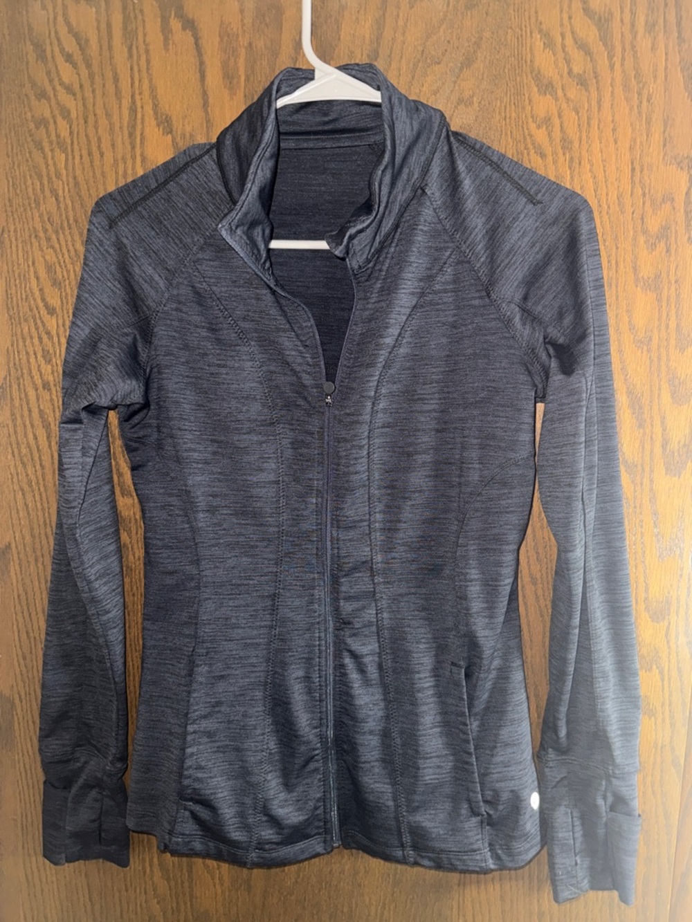 Women's Full-Zip Heathered Charcoal Active Jacket